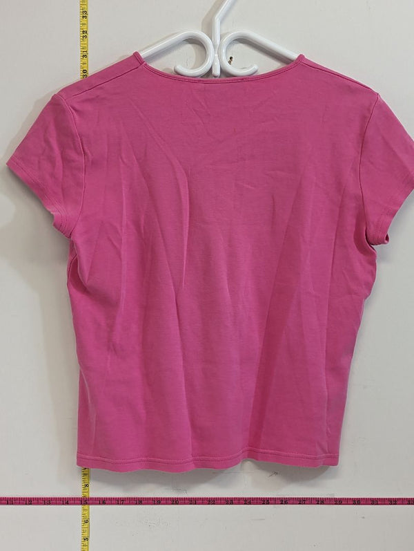 In Stiches Pink Tee (L)