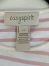 Easy Spirit Pink Striped Teee (L)