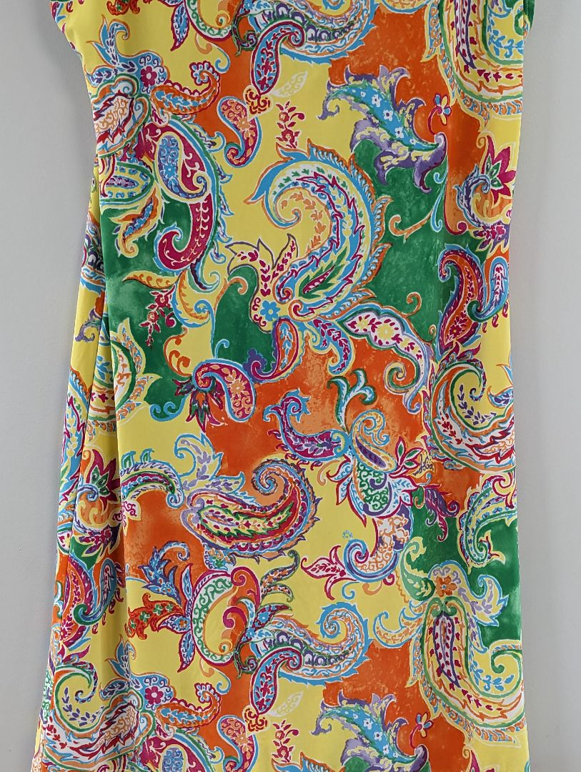 Ralph Lauren Belted Multicolored Dress (L)