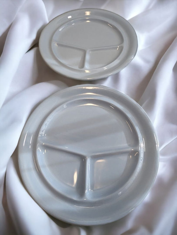 Blue  Vintage Fondue Plate