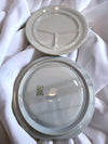 Blue  Vintage Fondue Plate