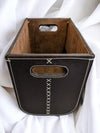 Brown  Vintage Magazine Holder