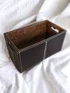 Brown  Vintage Magazine Holder