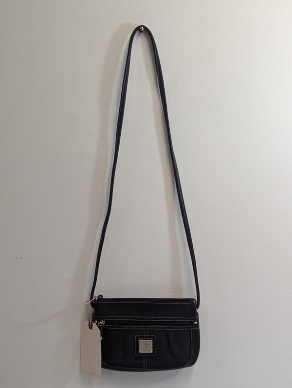 Black Tignanello Small Shoulder Bag