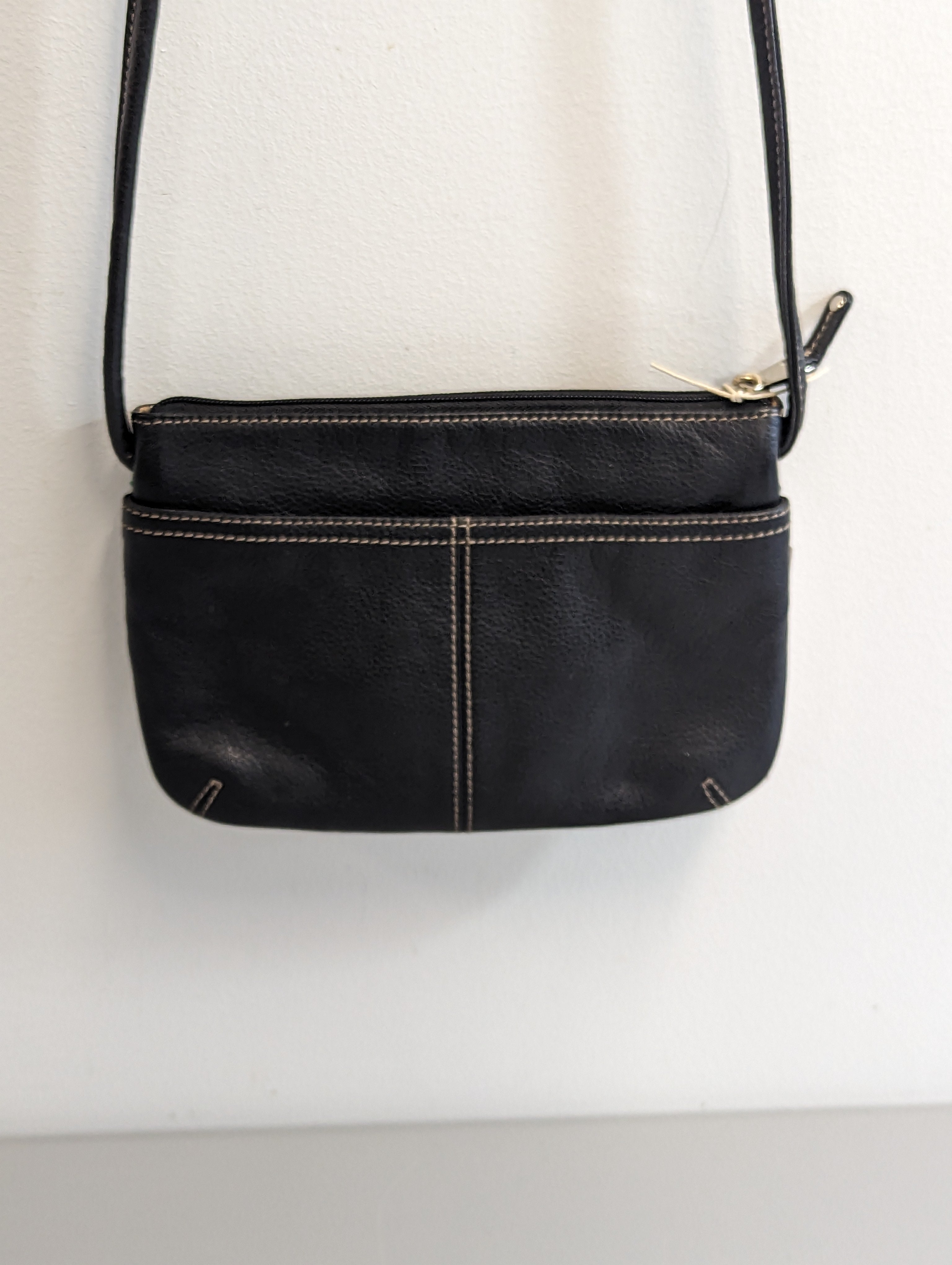 Black Tignanello Small Shoulder Bag