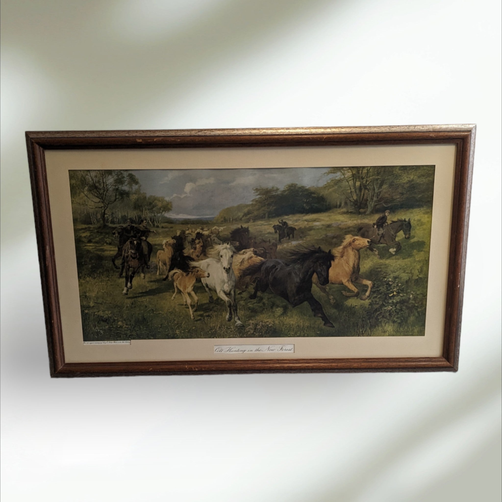 Antique Framed print of 