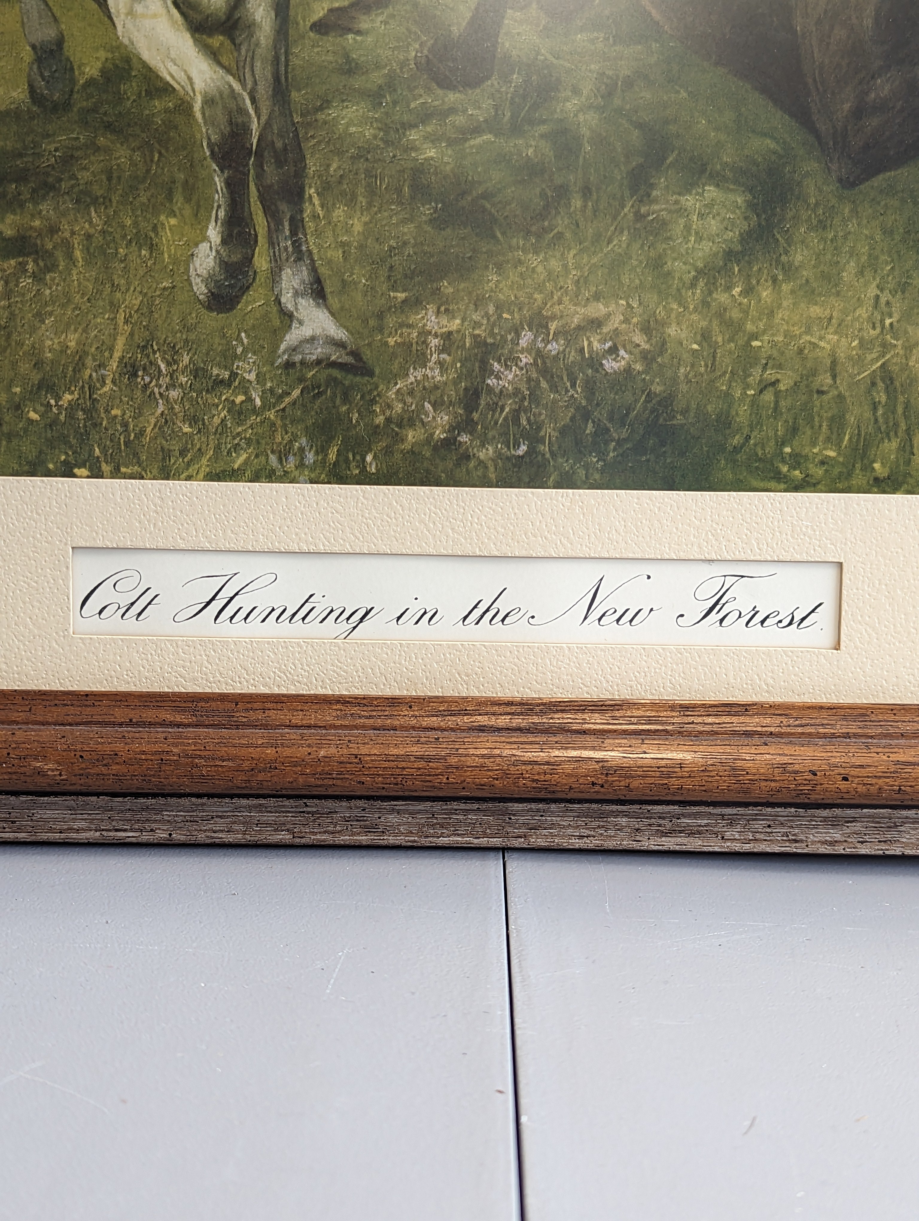 Antique Framed print of 