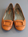 Nine West Orange Slip on Shoes (7.5)