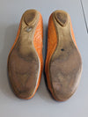 Nine West Orange Slip on Shoes (7.5)