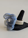 Vintage Blue Rose Ring