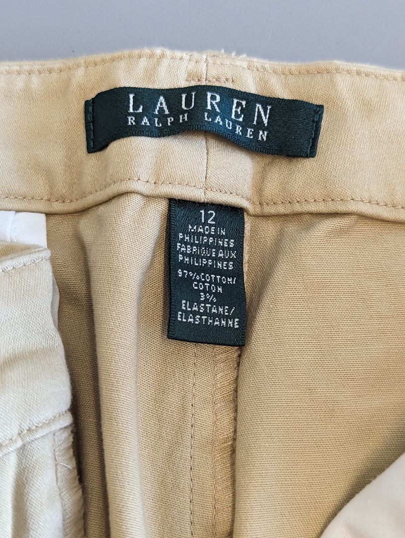 Beige Ralph Lauren Cargo Shorts (12)