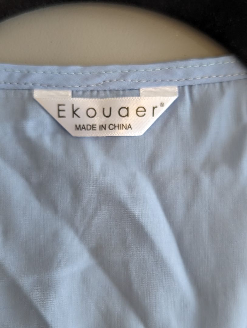 Blue & White Over coat