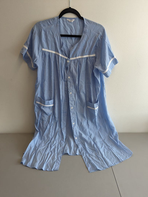 Blue & White Over coat