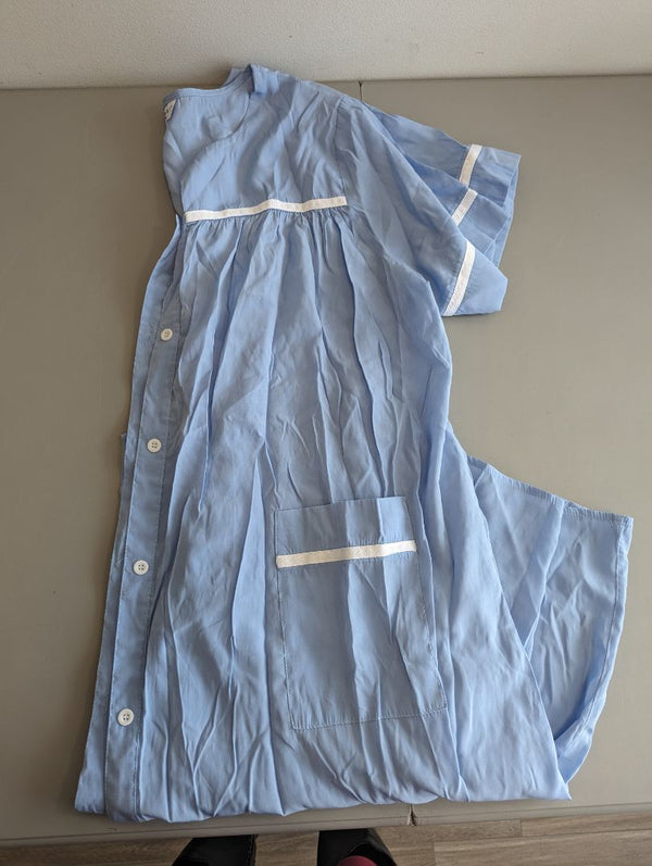 Blue & White Over coat