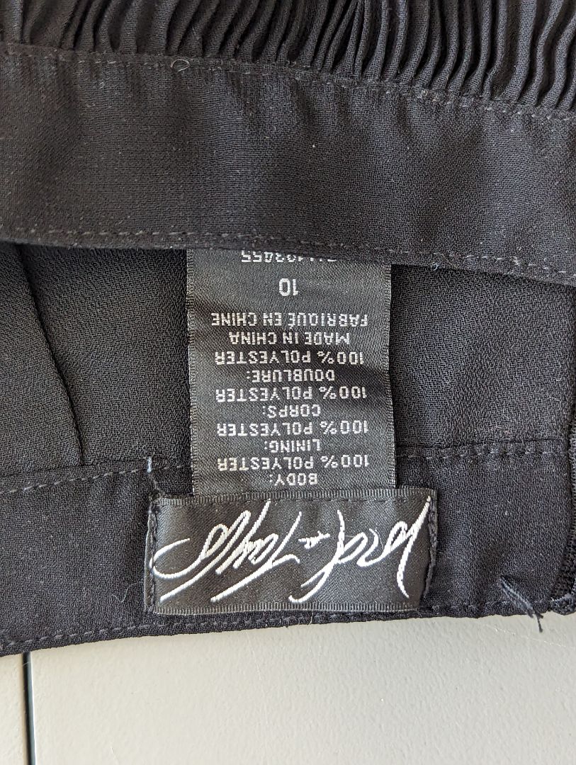 Black Flowing Skirt (10)