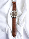 Brown Vintage Lrg Brown Face QF Collection Watch