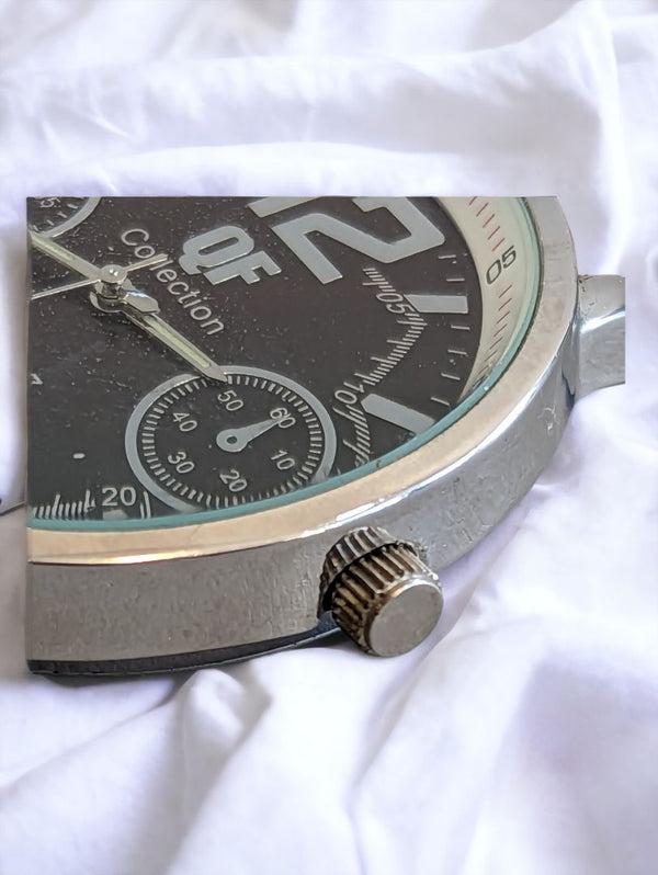 Brown Vintage Lrg Brown Face QF Collection Watch