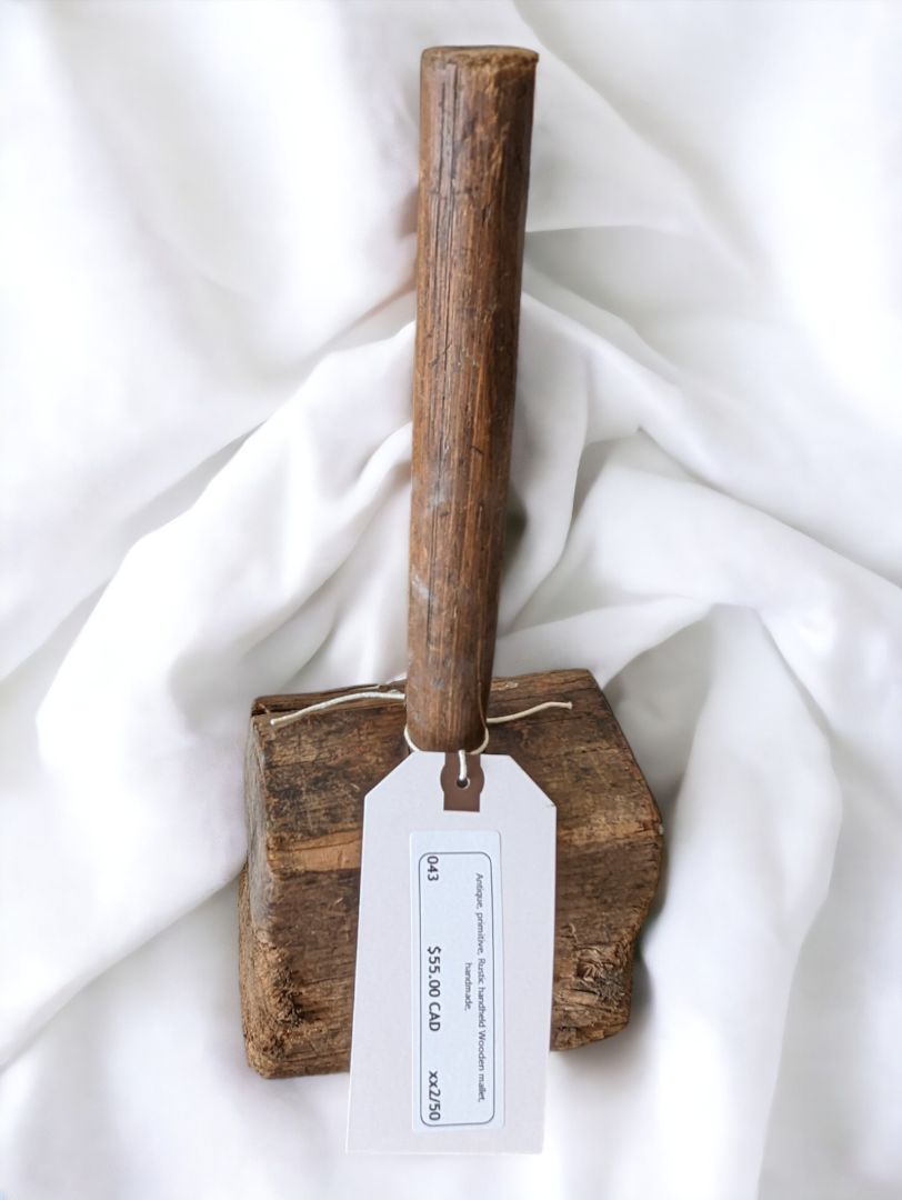 Antique Primitive Rustic Mallet