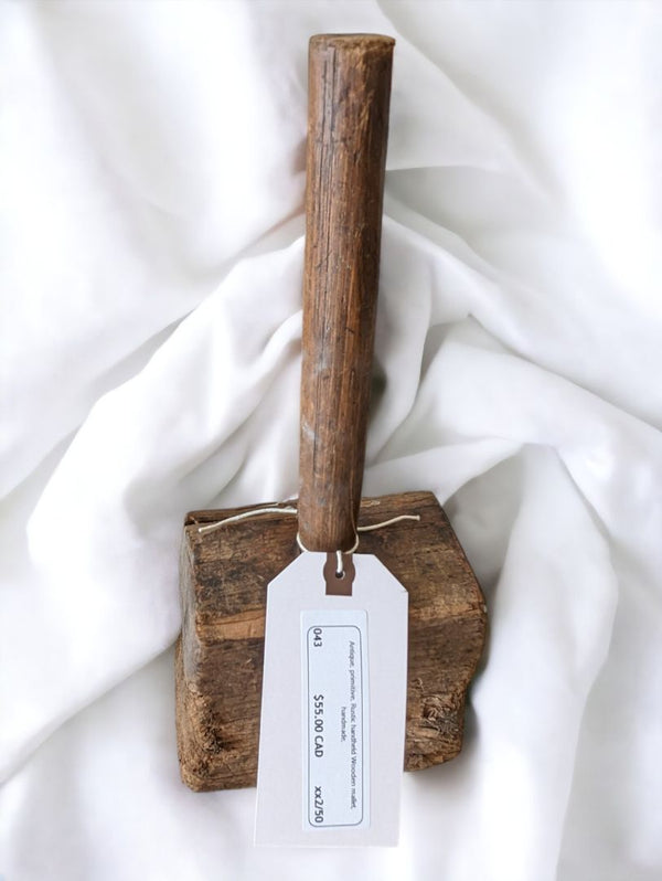 Antique Primitive Rustic Mallet