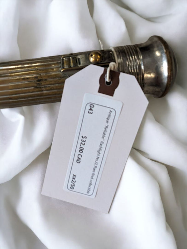 Antique "Reliable" flashlight