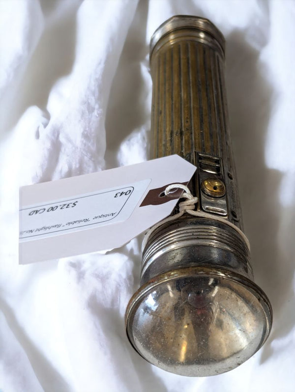 Antique "Reliable" flashlight