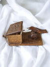 Vintage Carved Bird Cigarette Dispenser