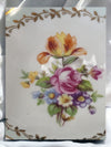 White  Vintage Martinroda Floral Bowl