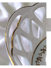 White  Vintage Martinroda Floral Bowl