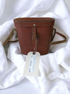 Vintage Binoculars in Leather Bag