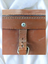 Vintage Binoculars in Leather Bag