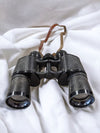 Vintage Binoculars in Leather Bag