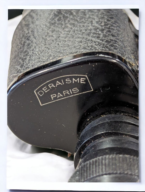 Vintage Binoculars in Leather Bag