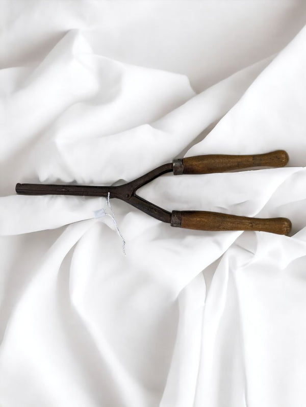 Antique Spring Wooden Hair Curler