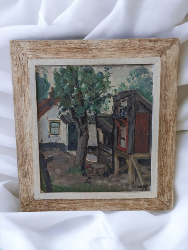 Vintage Oil on Board, by W. Minderman