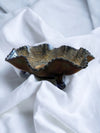 Vintage Fenton Blue Carnival Dragon Glass Bowl