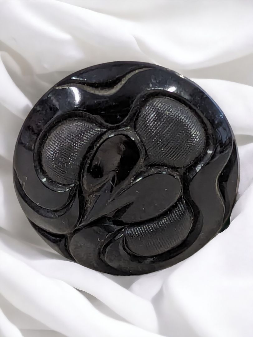 Black  Vintage Hat Pin