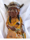 Vintage Native Indian on Horse Carving