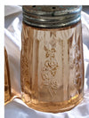 Vintage Depression Glass "Salt & Pepper"