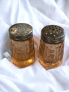 Vintage Depression Glass "Salt & Pepper"