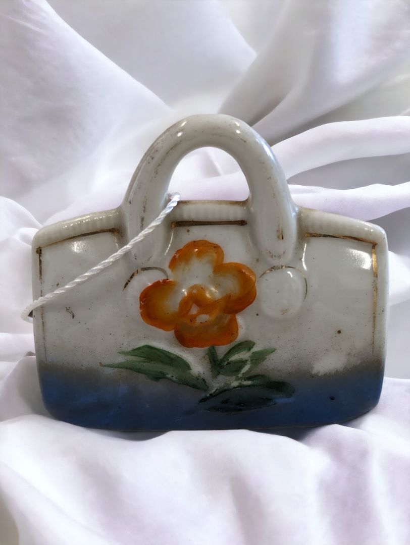 Vintage Miniature Purse Figurine