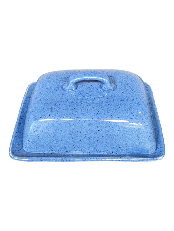 Moorcroft 'Liberty Blue' Covered Dish  - Mottled Blue