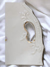 Vintage Shabby Chic Hand Painted Plate