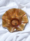 Vintage Iridescent Carnival Glass Bowl