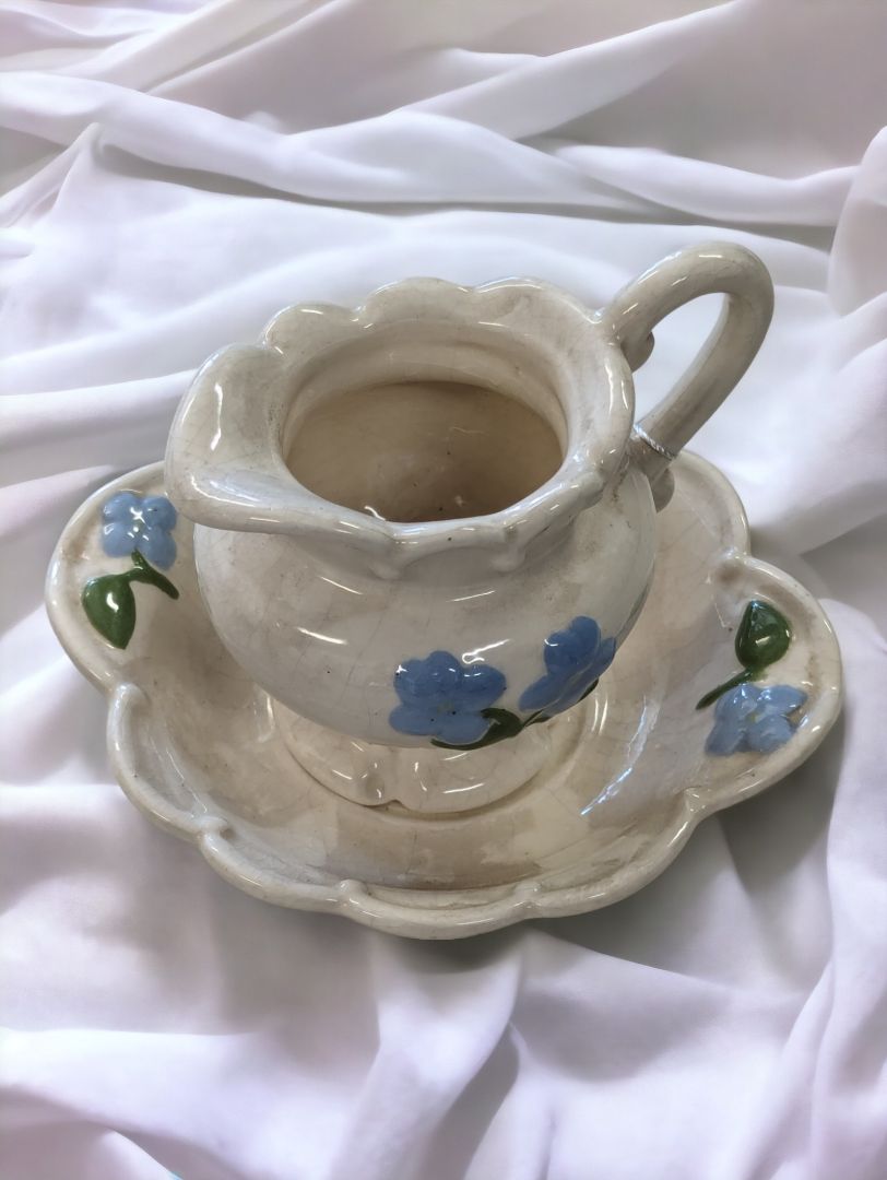 Vintage Miniature Ceramic Pitcher