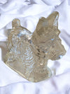 Vintage Pressed Glass Figurine