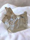 Vintage Pressed Glass Figurine