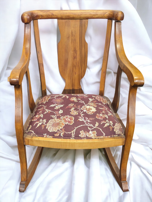 Vintage Rocking Chair-Solid Wood