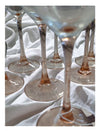 Vintage Luminarc Arcoroc Roseline pink crystal