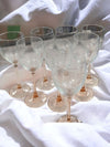 Vintage Luminarc Arcoroc Roseline pink crystal