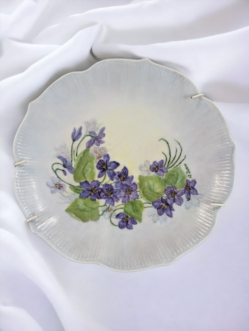 Vintage Hand Painted Plate